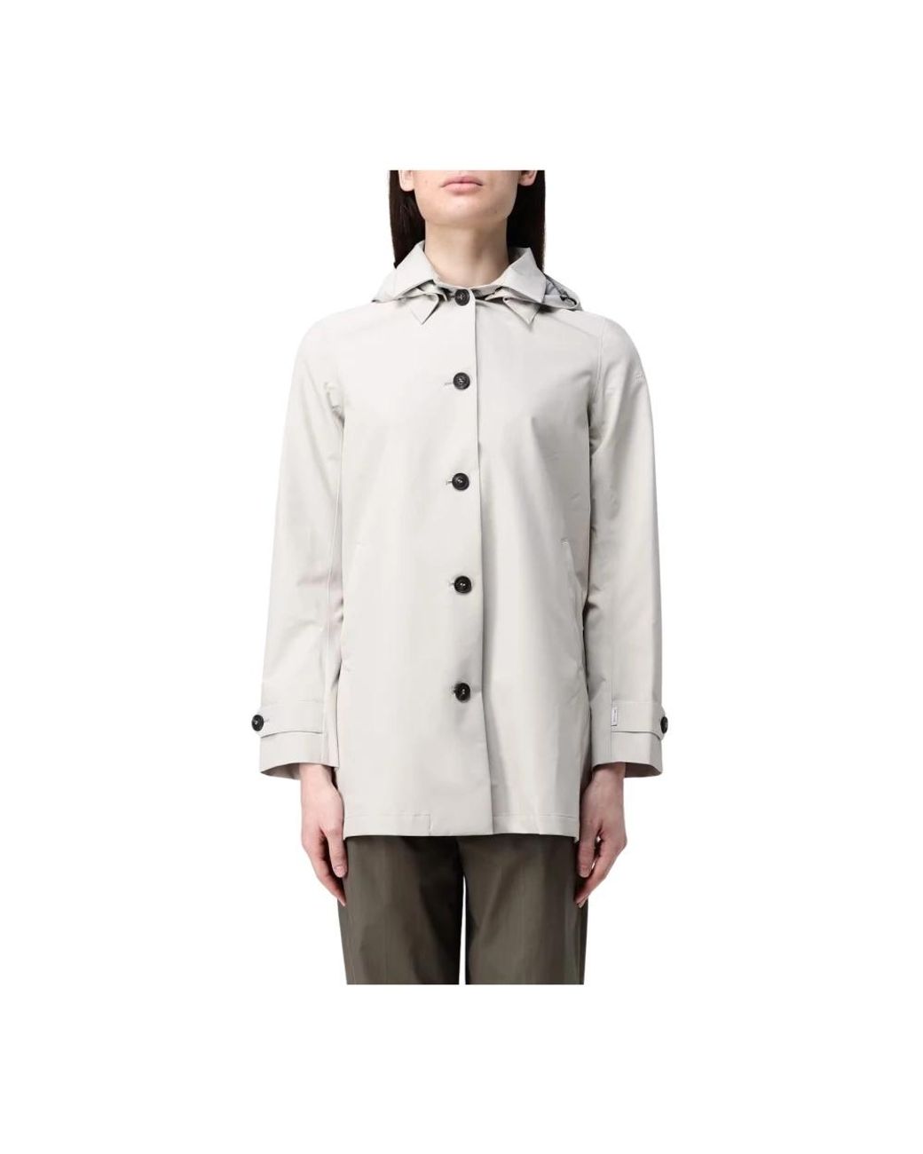 Save The Duck Gray Light Jackets