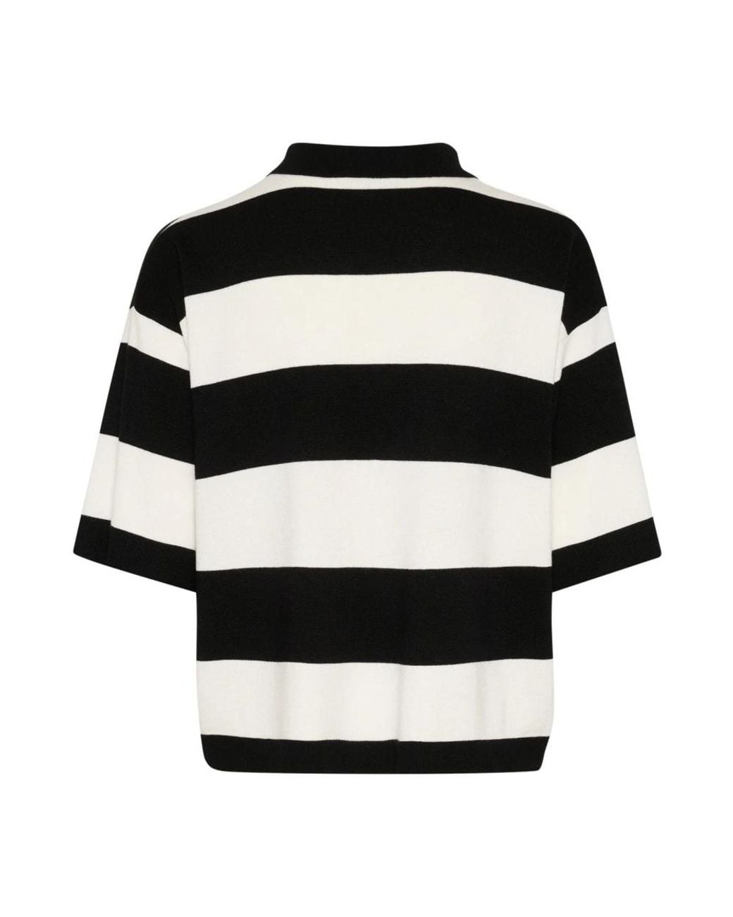 Polo Shirts Kaffe de color Black