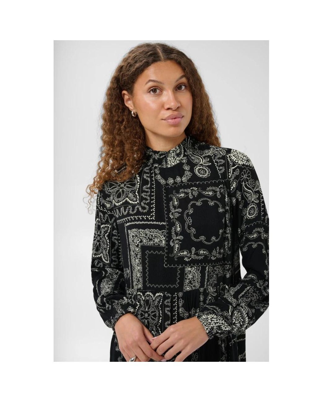 Short Dresses Kaffe de color Black