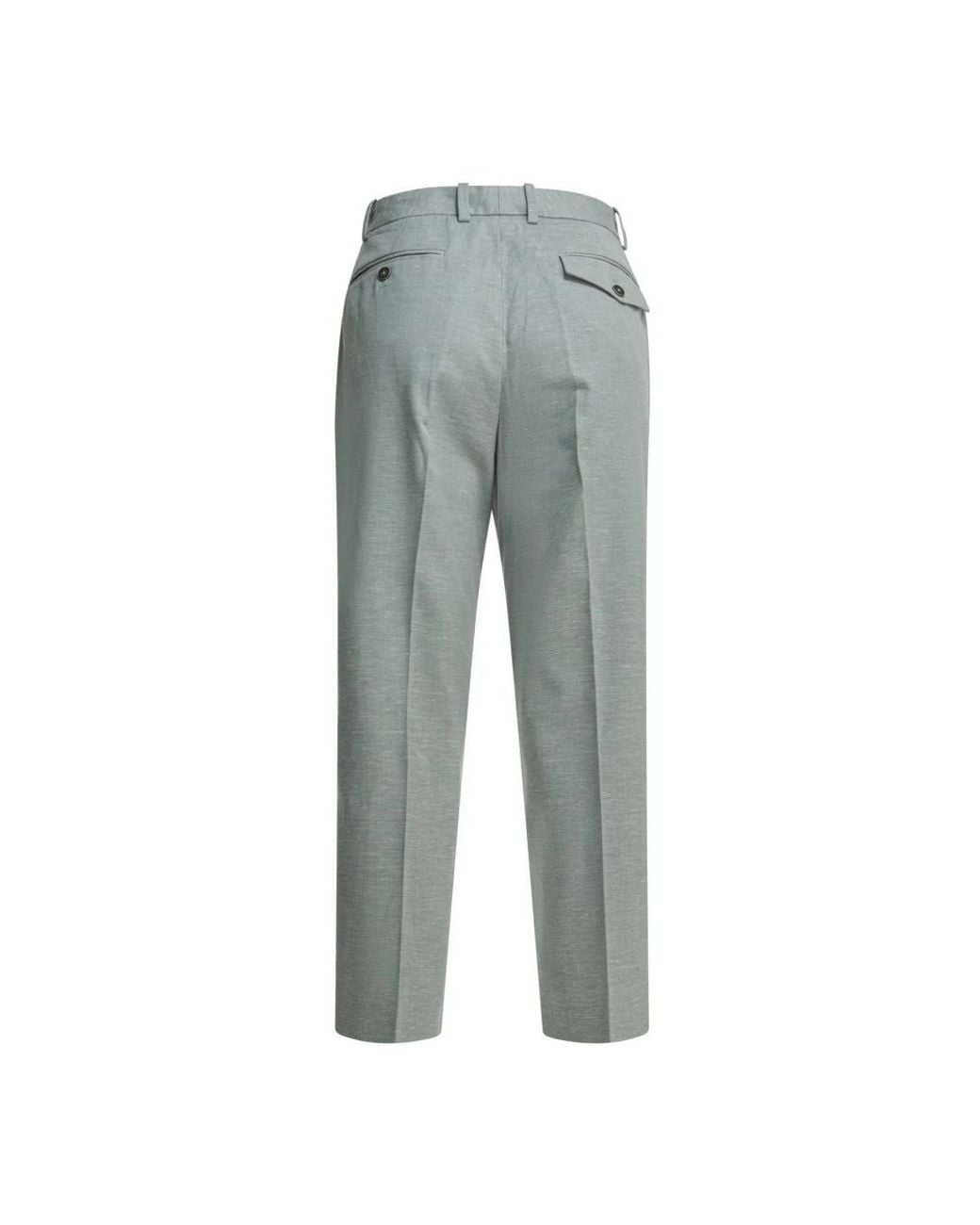 Circolo 1901 Gray Straight Trousers
