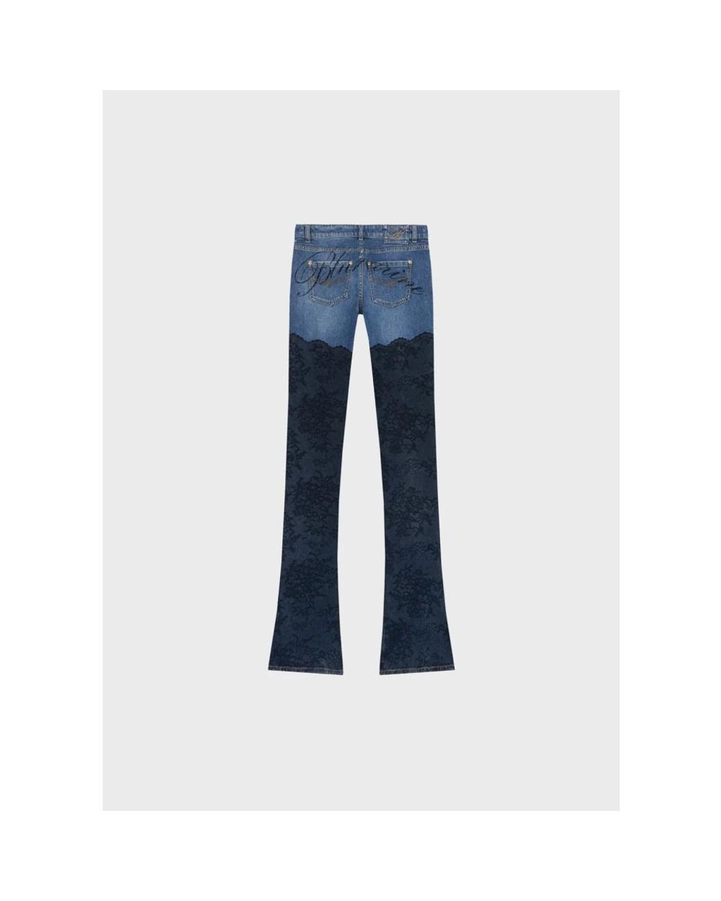 Blumarine Blue Bootcut Jeans