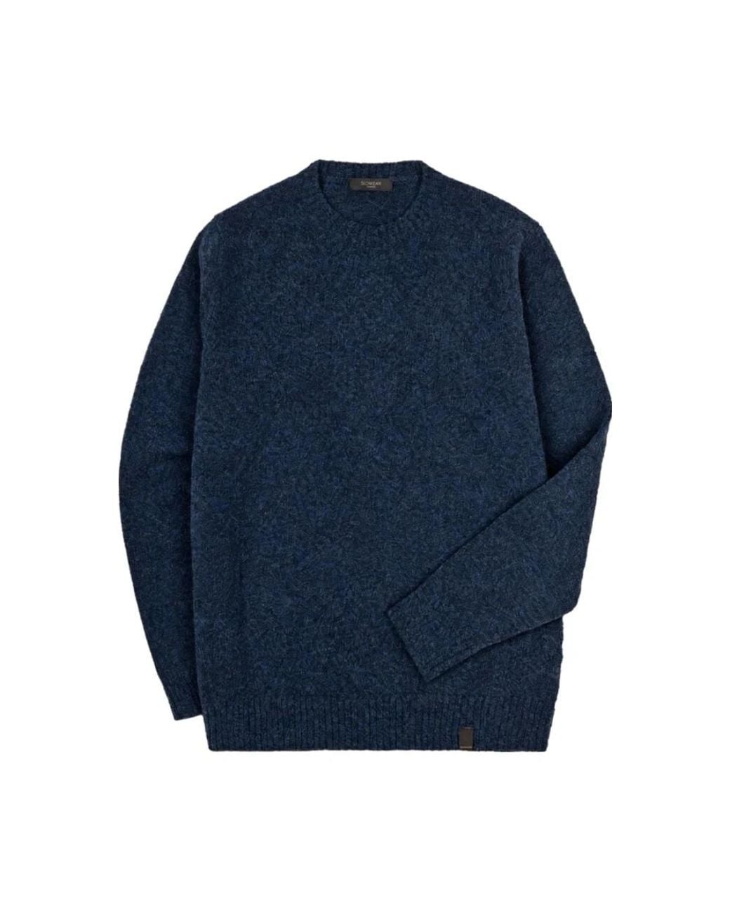 Zanone Rundhals-Pullover in Blue für Herren