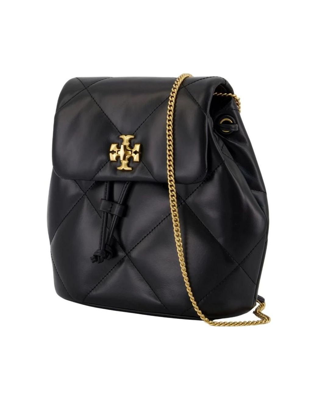 Tory Burch Black Backpack with Gold Hardware Tory Burch Virginia Backpack | Black | FARFETCH main image 2