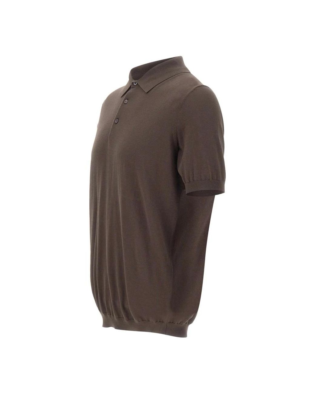 Kangra Brown Round-Neck Knitwear for men
