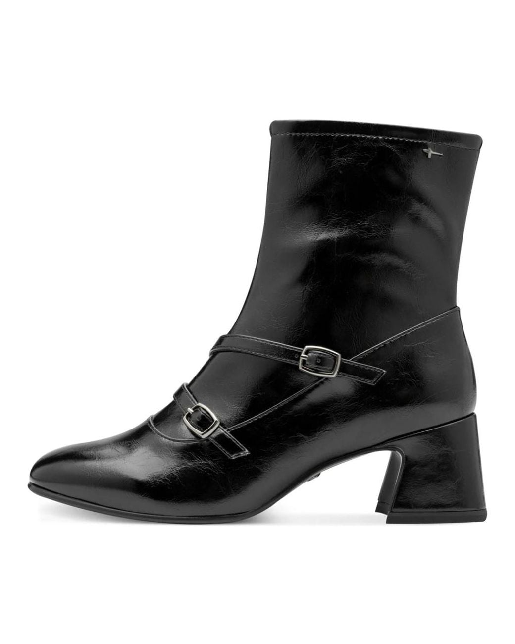 Tamaris Black Heeled Boots