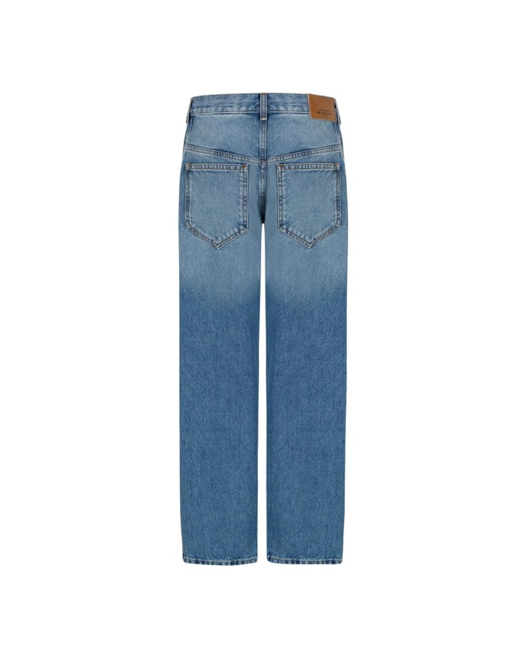 Isabel Marant Blue Straight Fit Jeans