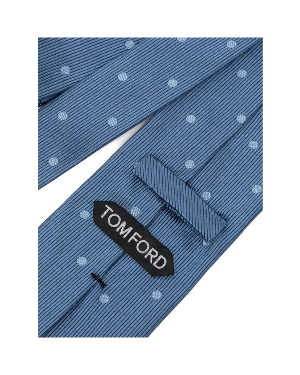 Ties Tom Ford de hombre de color Blue