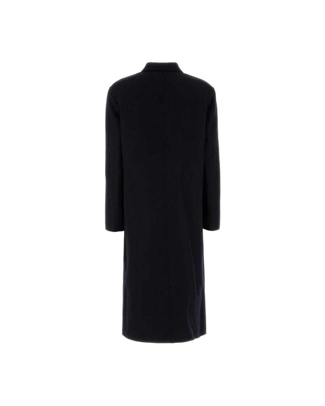 Jil Sander Black Single-Breasted Coats