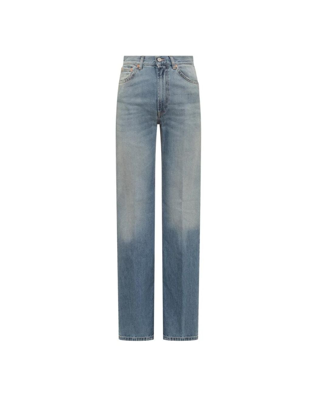 Dondup Blue Straight Jeans