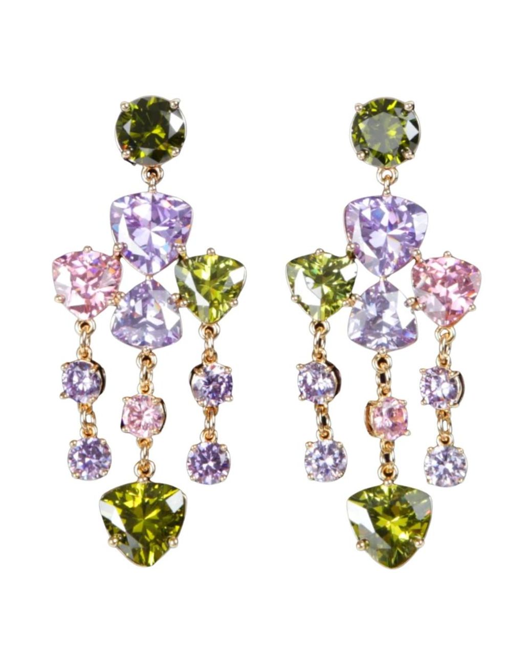 Earrings Self-Portrait de color Blue