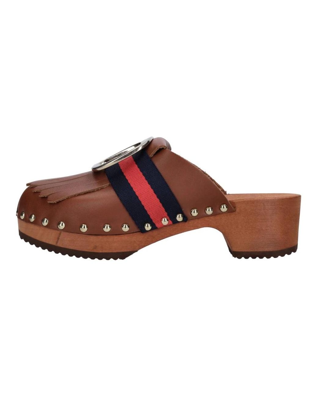 Jejia Brown Heeled Mules