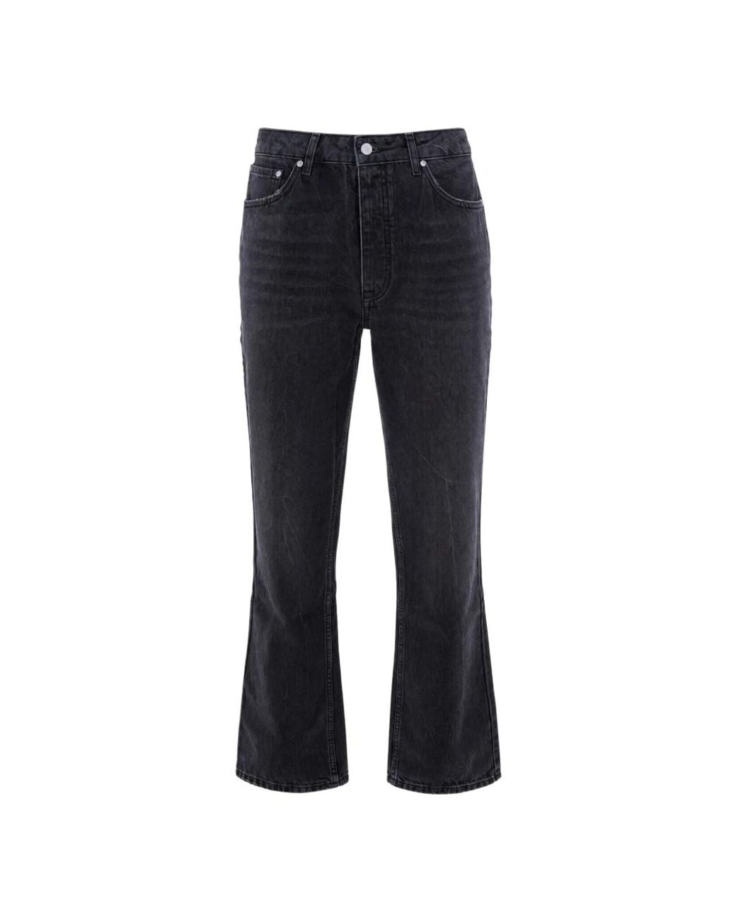Represent Blue Cropped Jeans