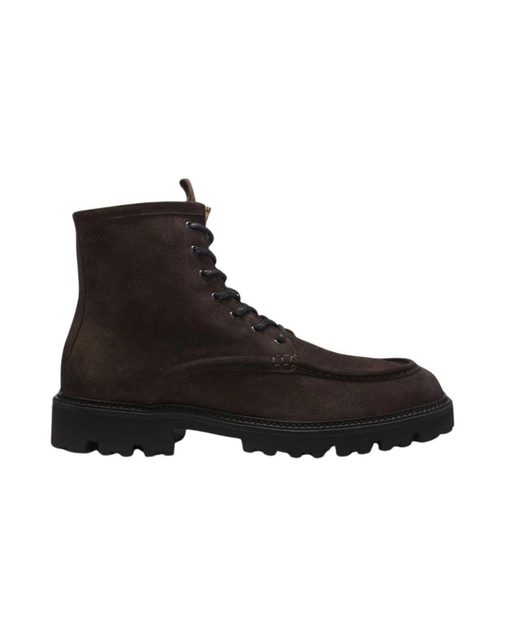 Boss Black Lace-Up Boots for men