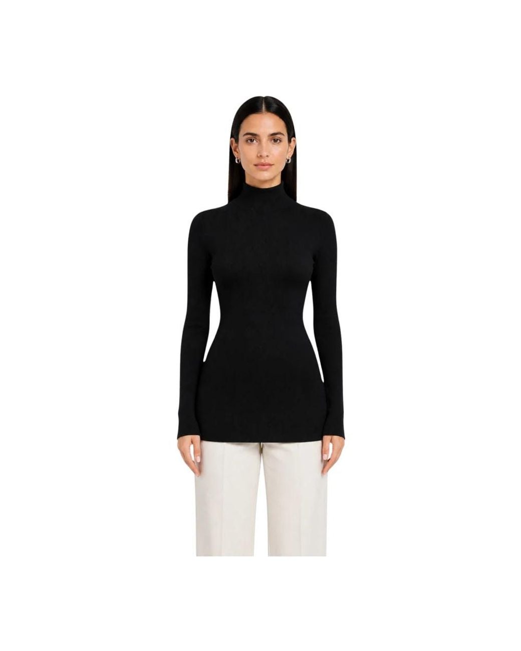 Dondup Black Turtlenecks