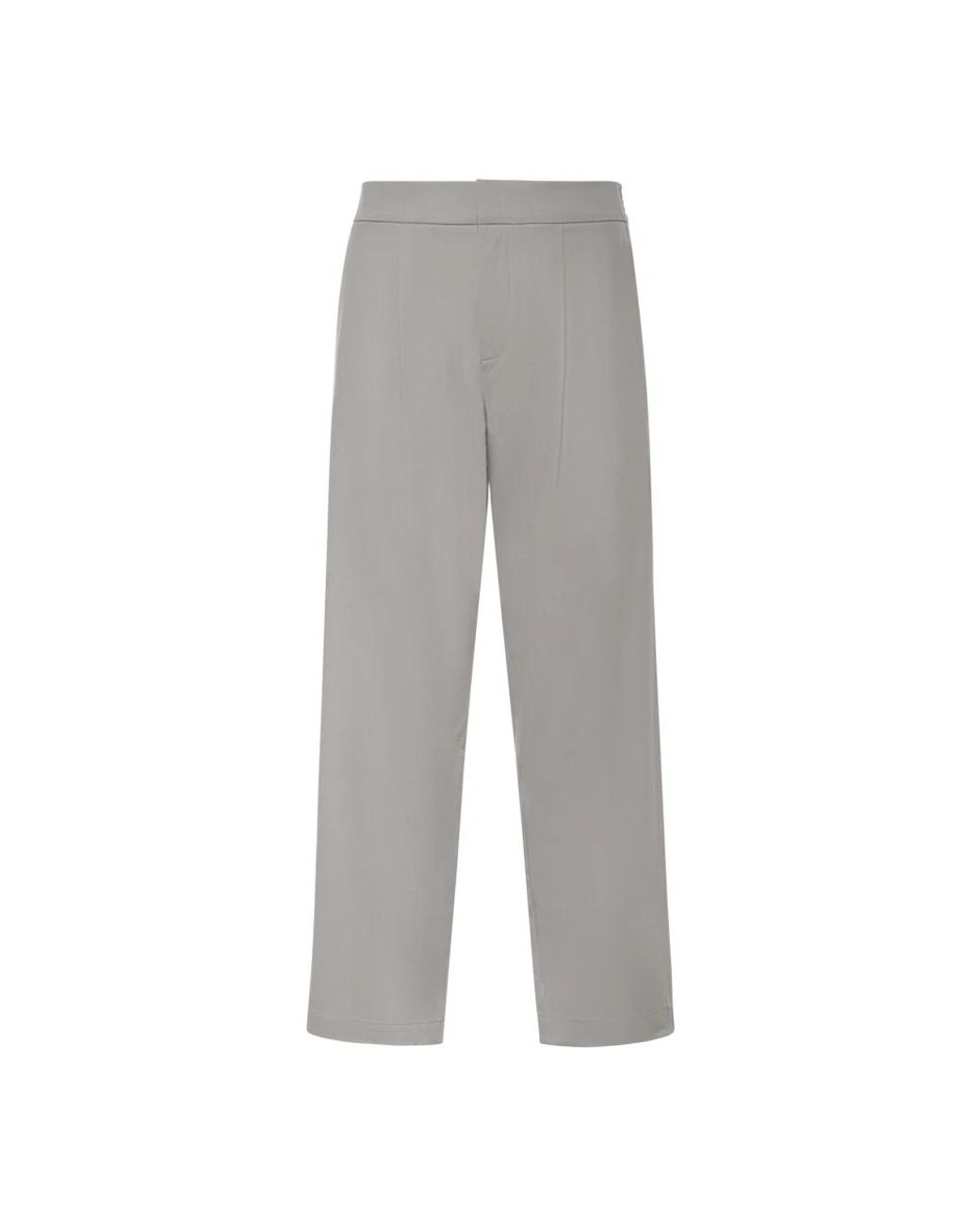 Bonsai Gray Straight Trousers for men