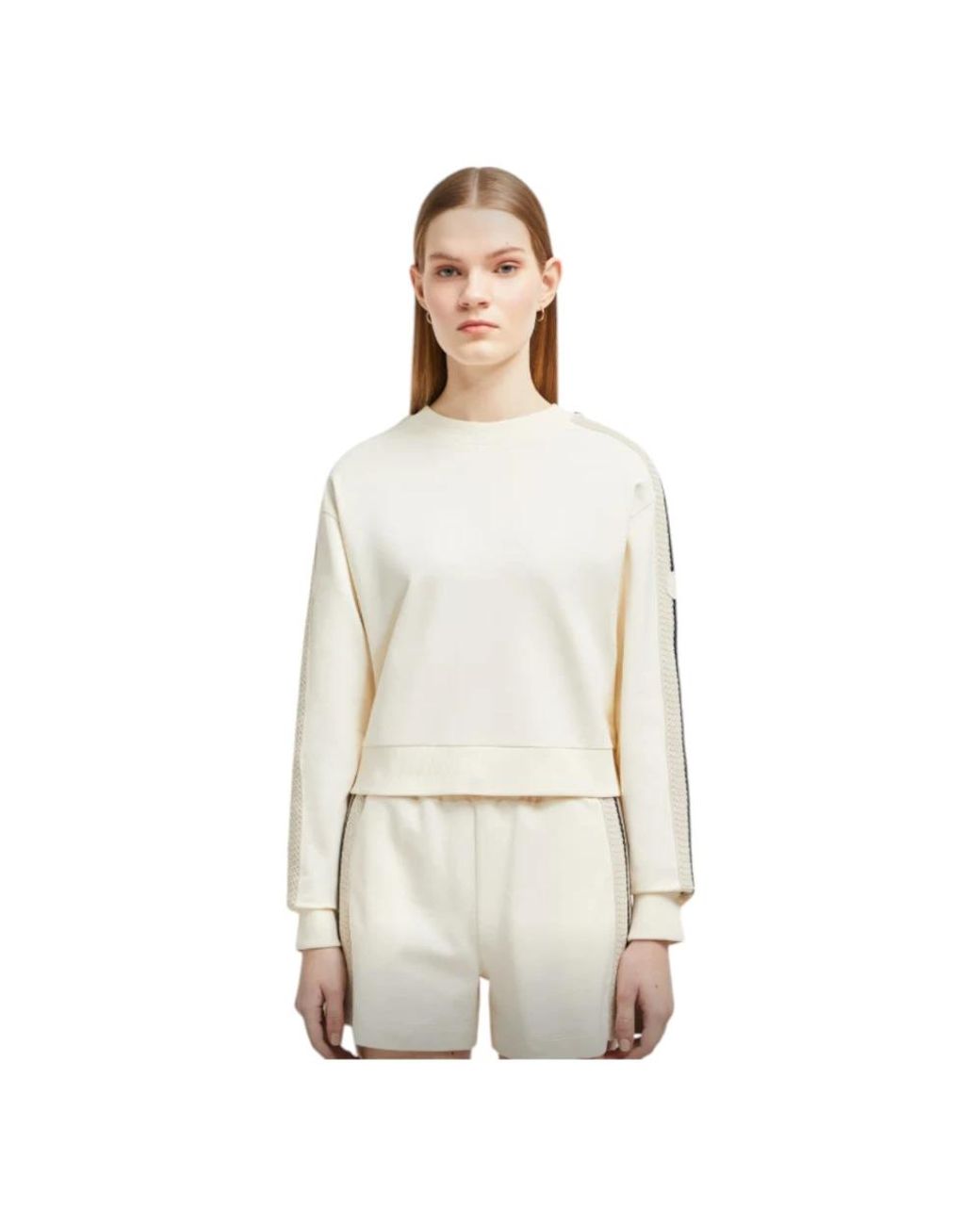 Moncler White Sweatshirts