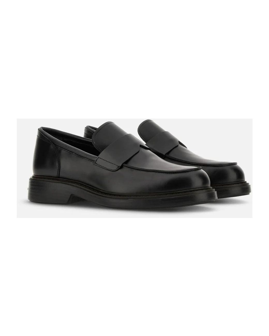 Hogan Black Loafers for men