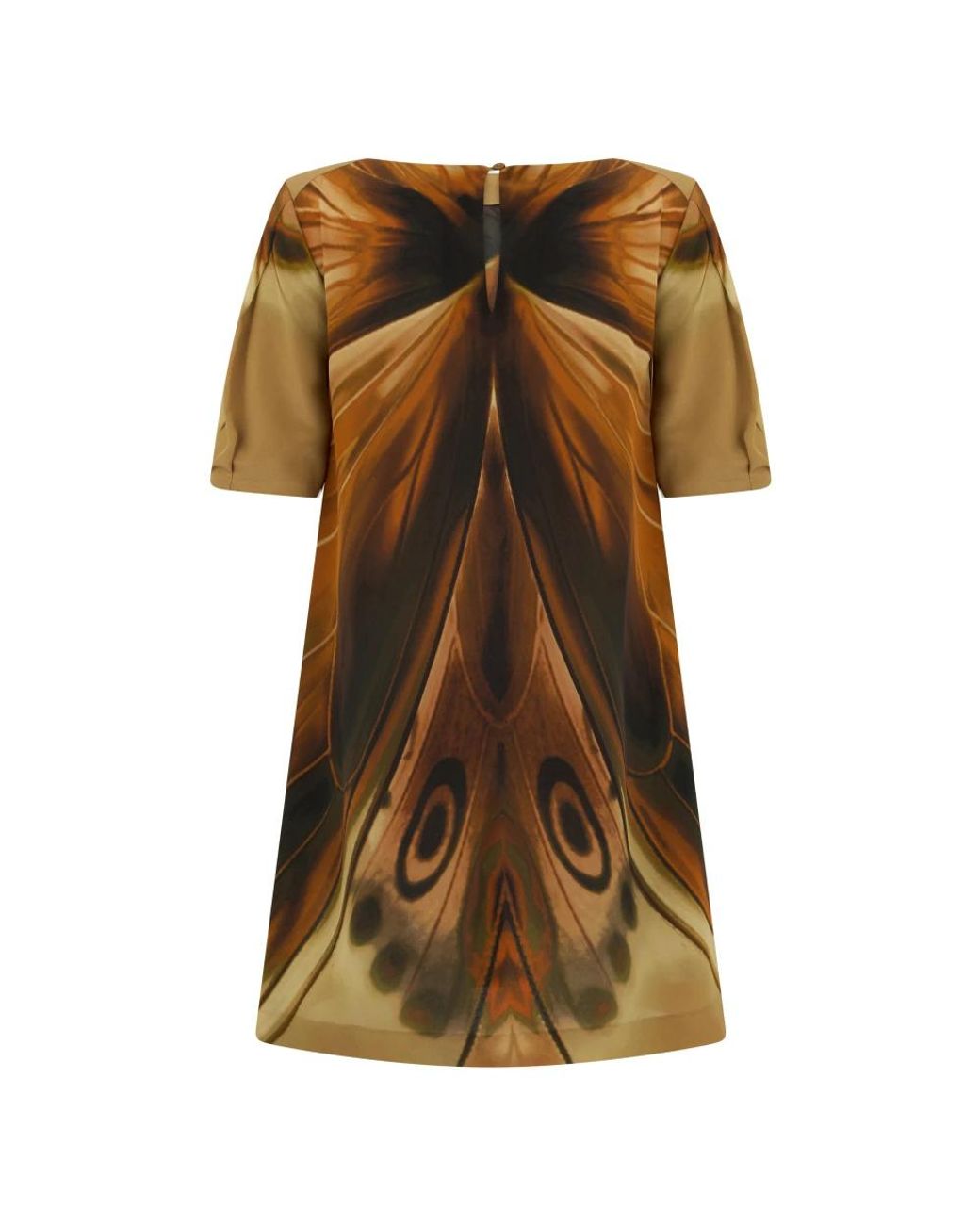Alberta Ferretti Brown Short Dresses
