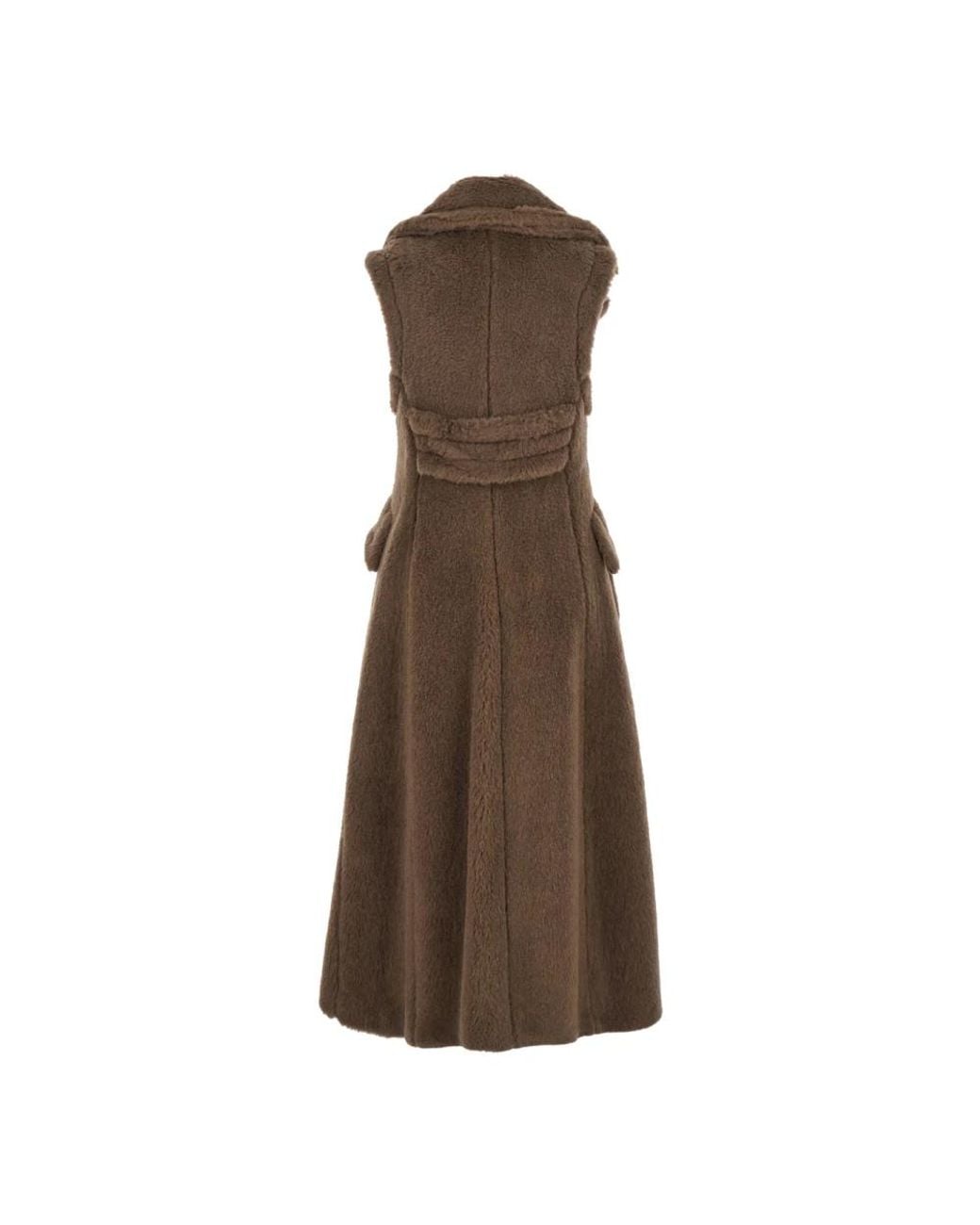 Max Mara Brown Double-Breasted Coats