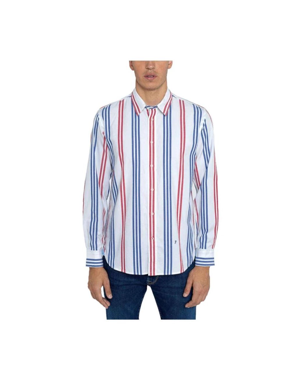 Pepe Jeans Blue Casual Shirts for men