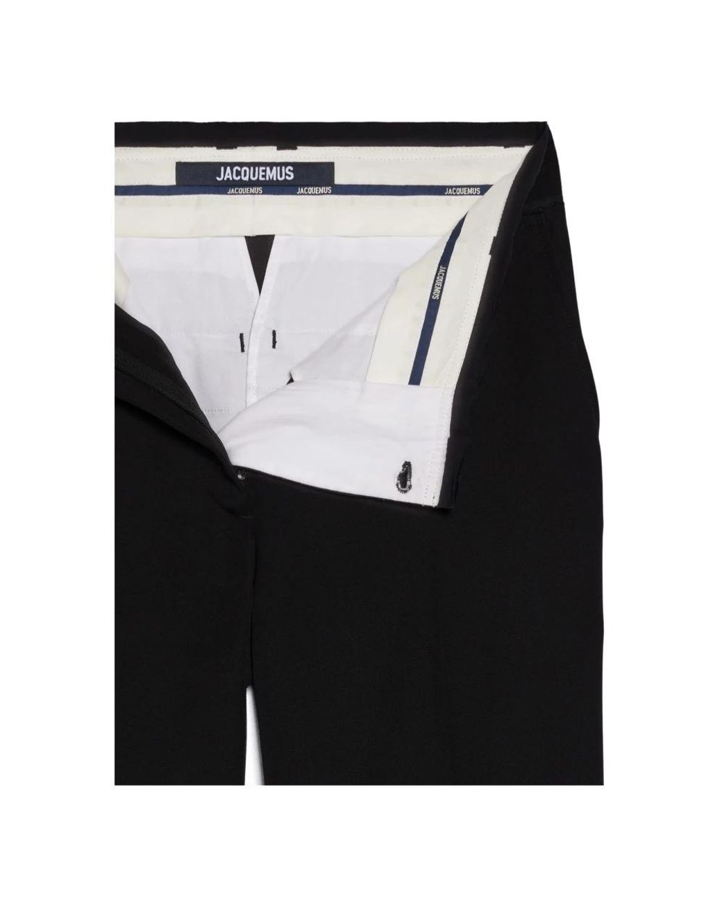 Jacquemus Black Straight Trousers