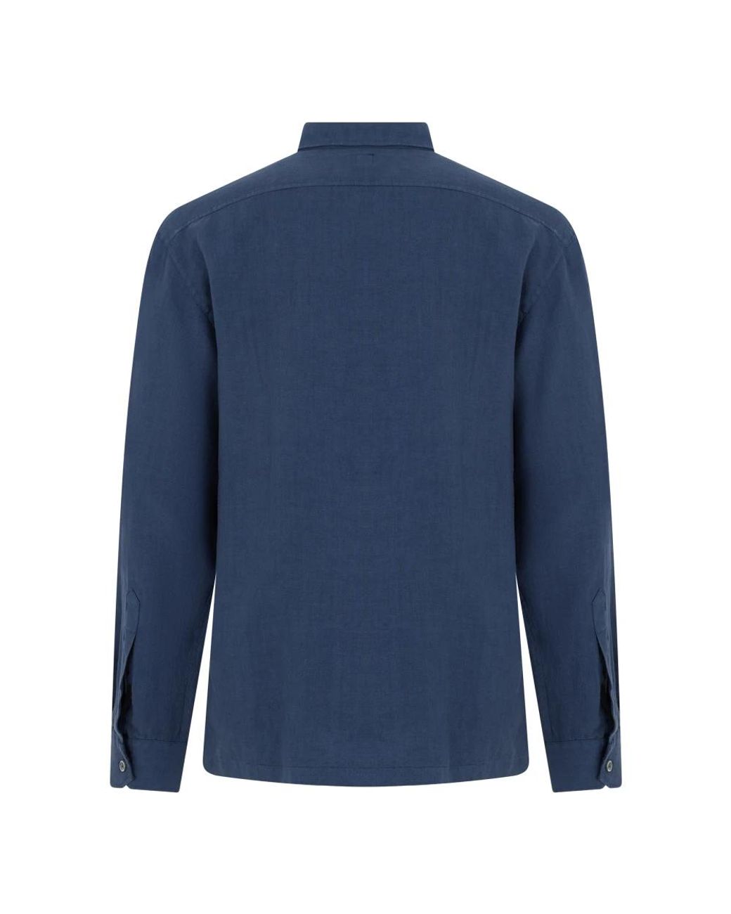 Fedeli Blue Casual Shirts for men