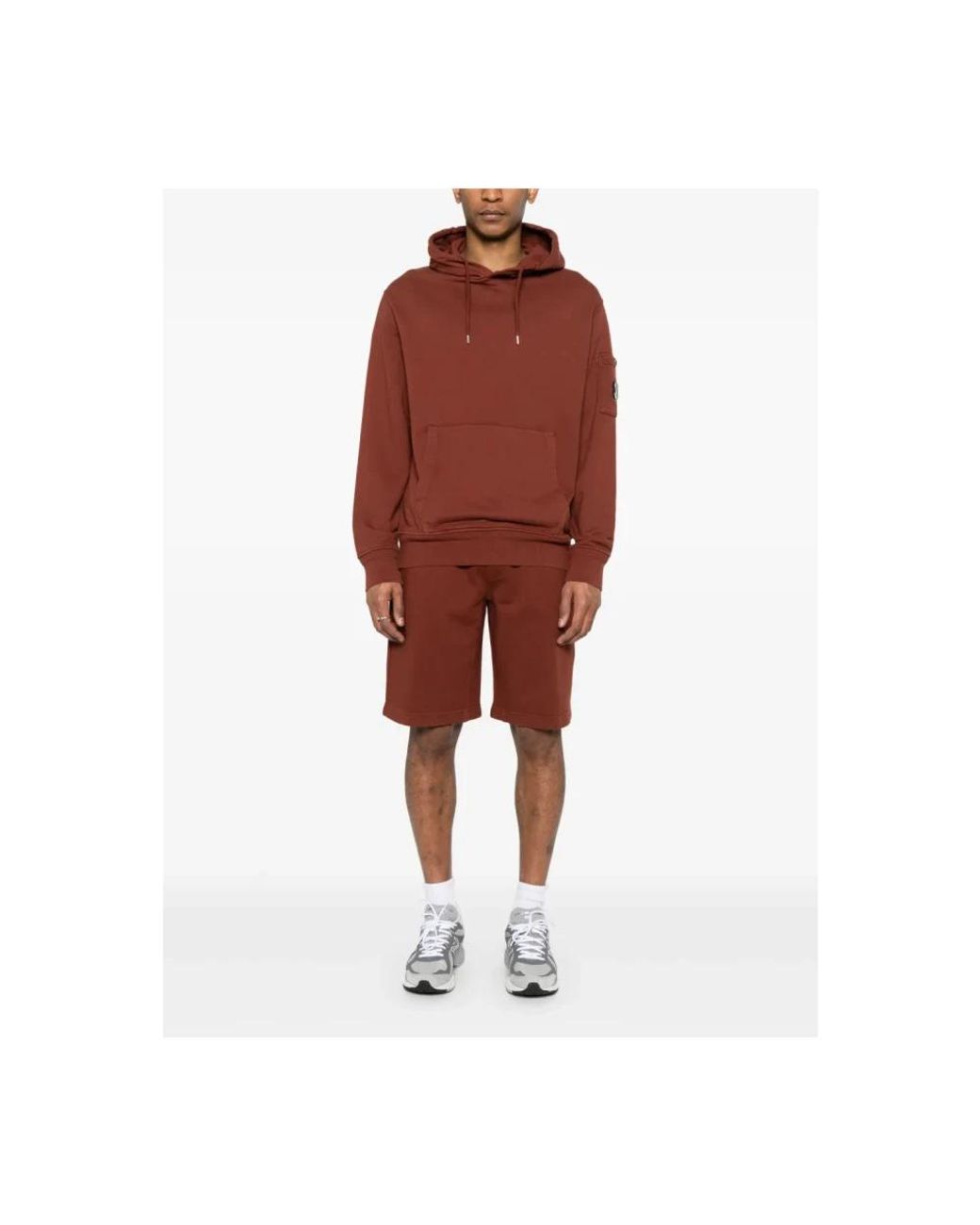 C P Company Brown Hoodies for men