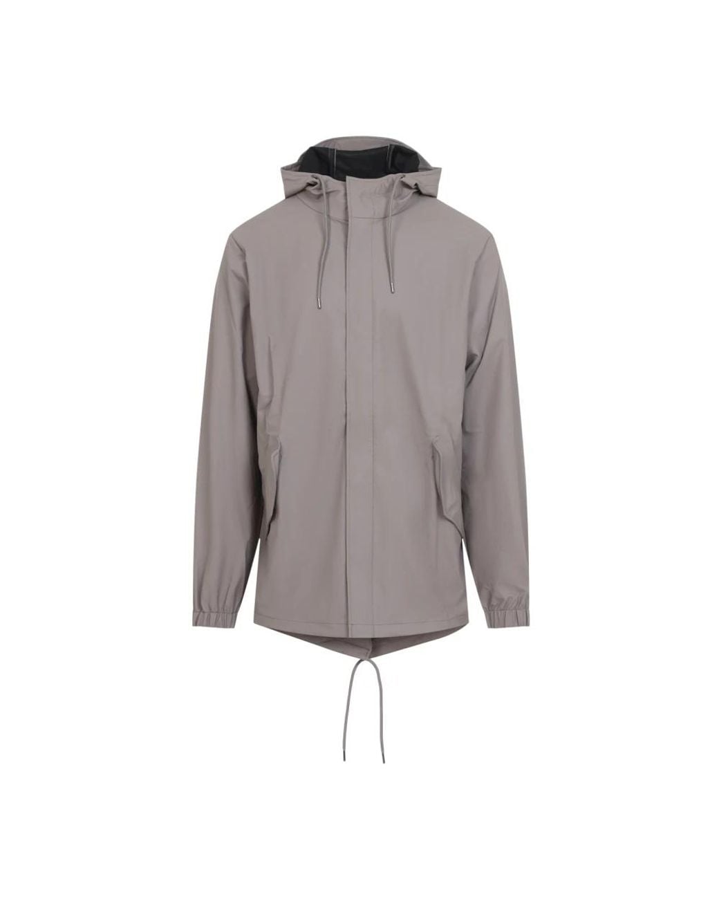 Rains Gray Rain Jackets for men