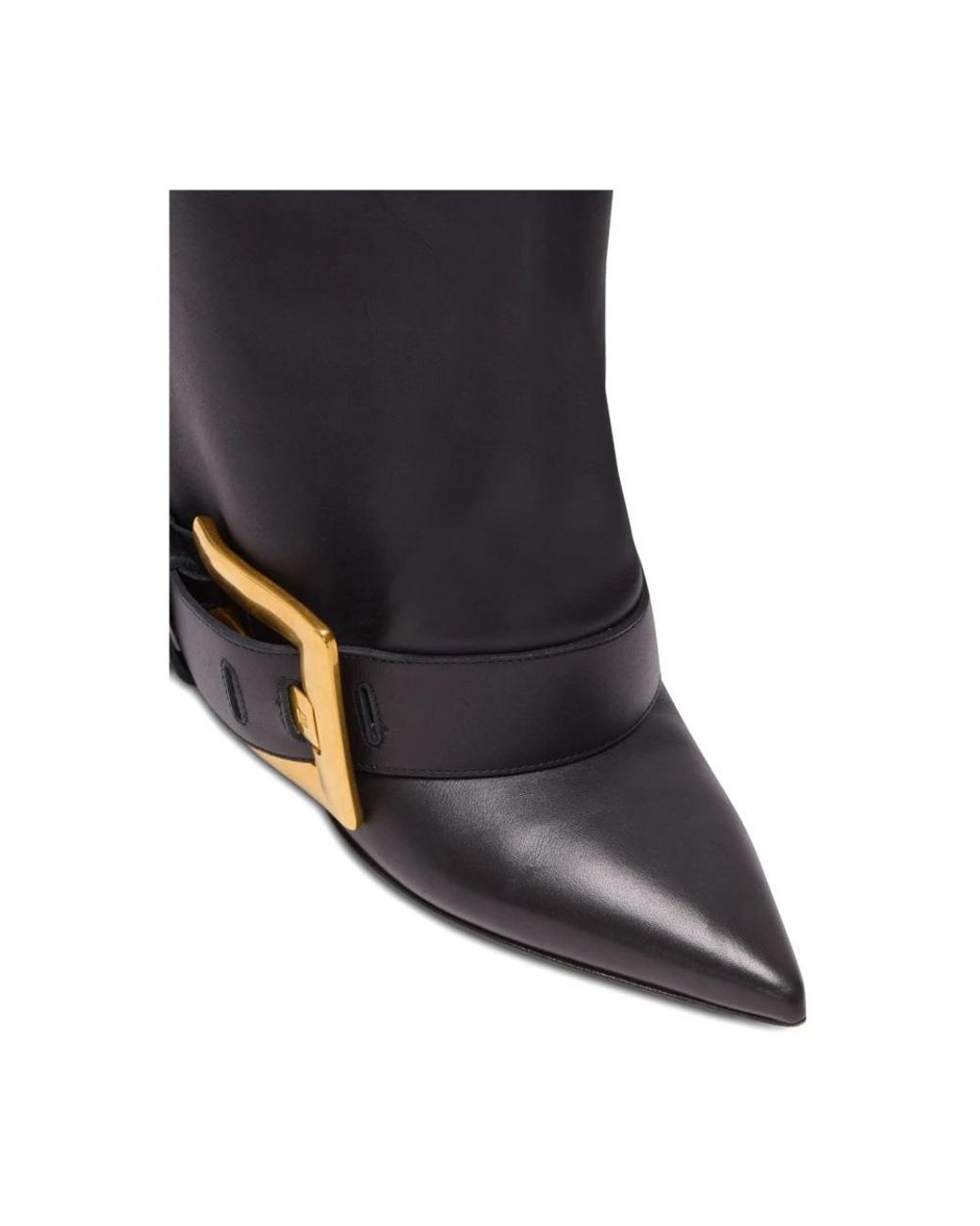 Balmain Black Heeled Boots