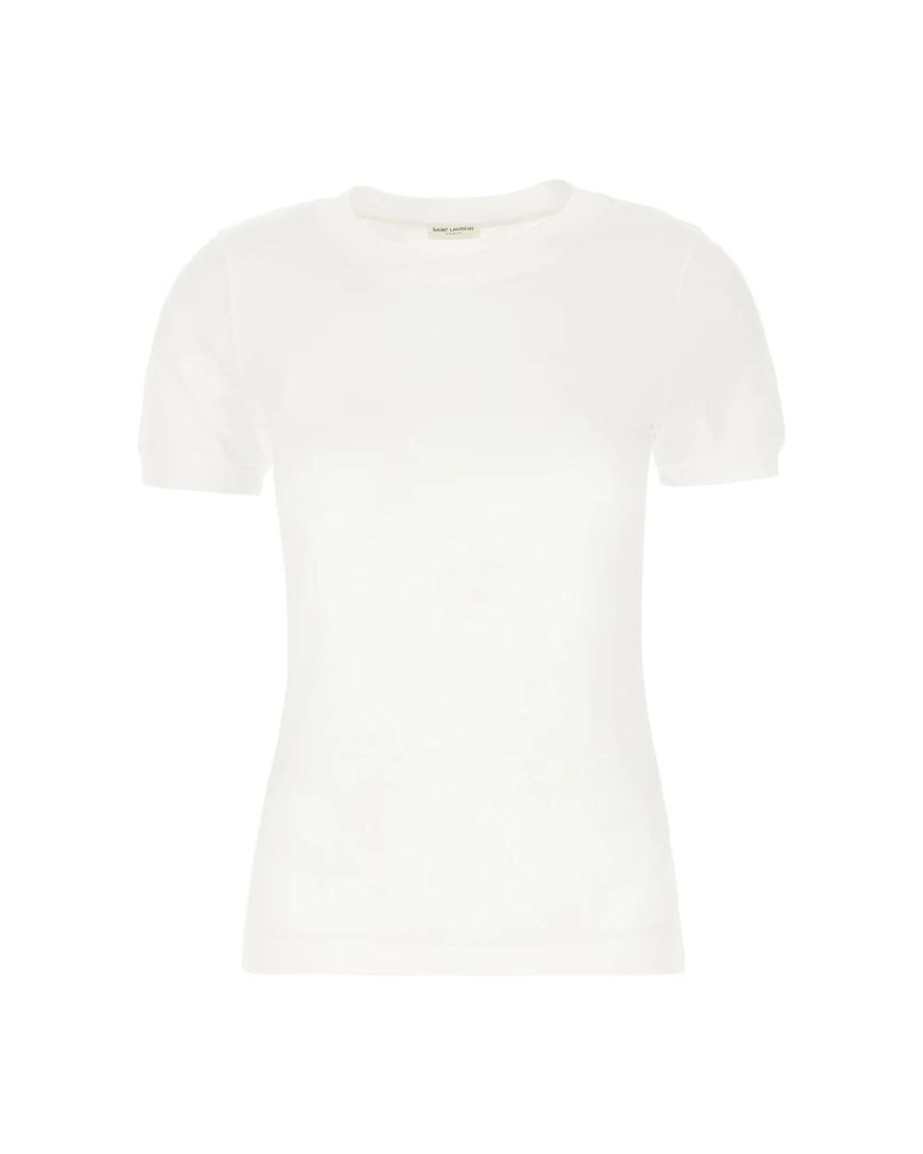 Saint Laurent White T-Shirts
