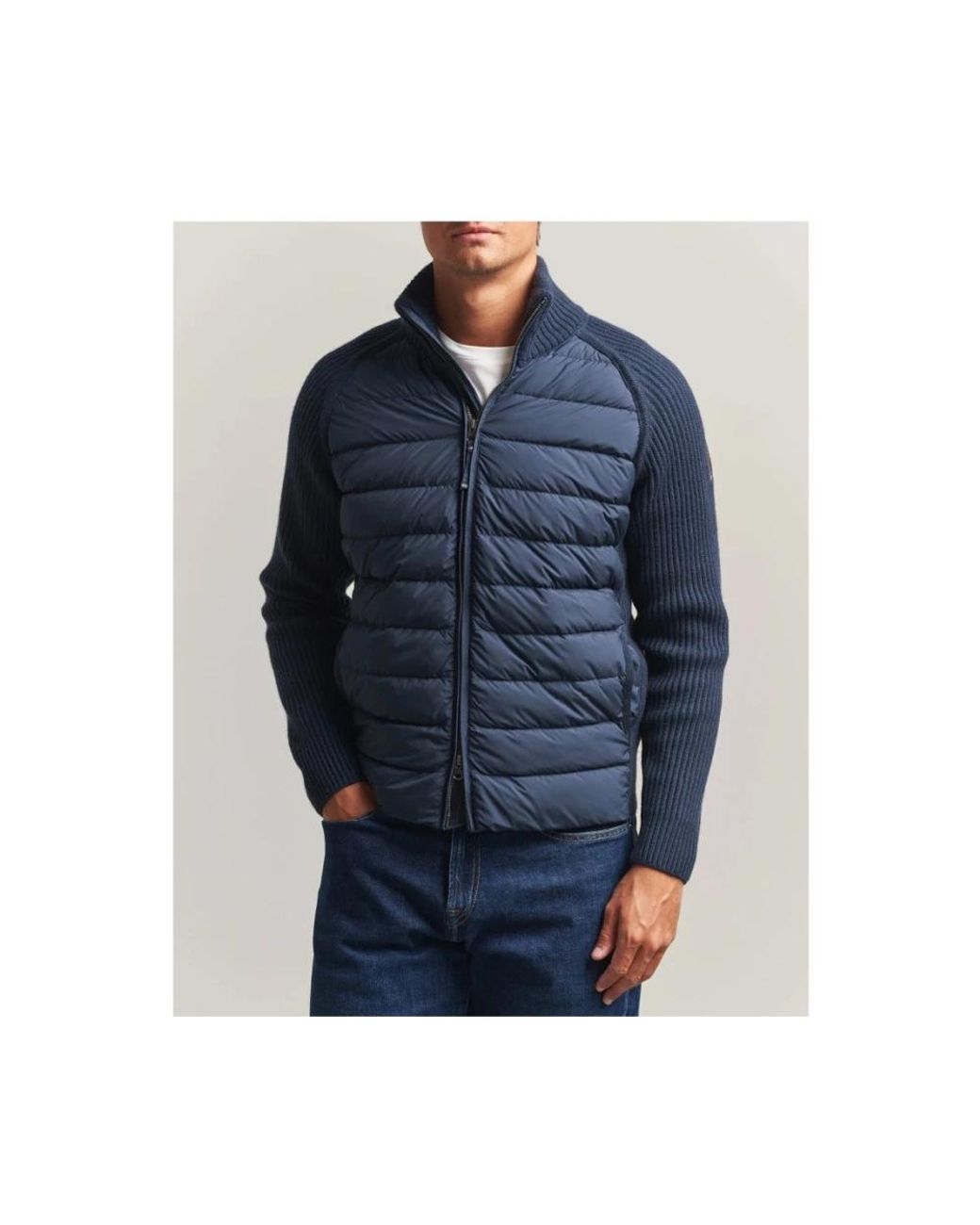 Down Jackets Parajumpers de hombre de color Blue