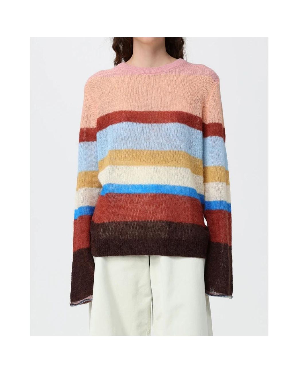 Paul Smith Orange Round-Neck Knitwear