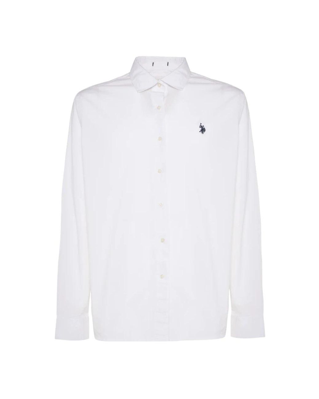 U.S. POLO ASSN. White Formal Shirts for men