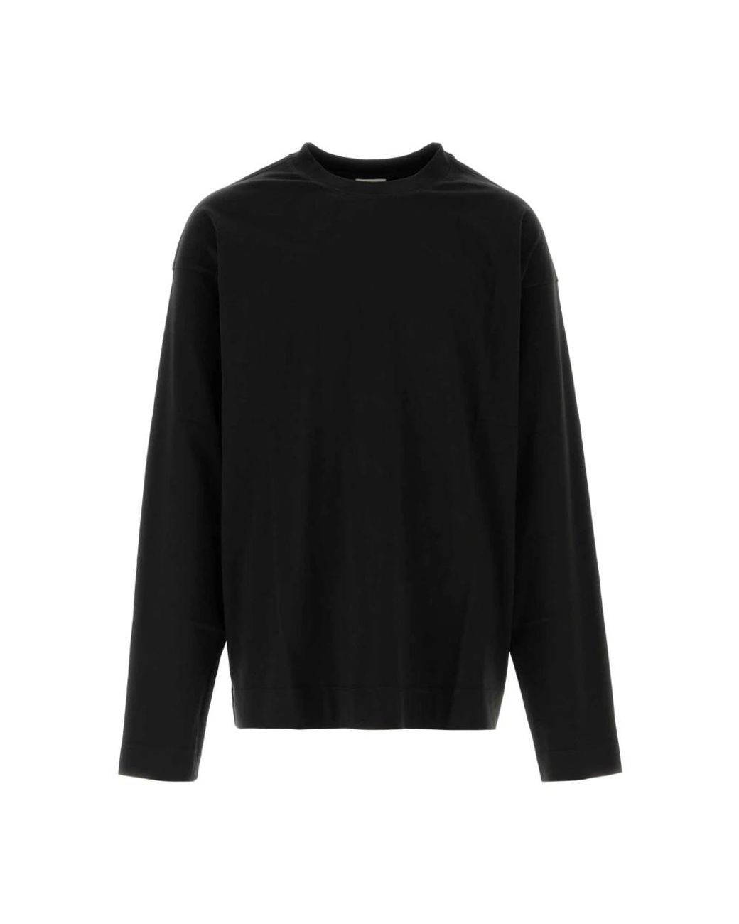 Dries Van Noten Black Long Sleeve T-Shirts for men