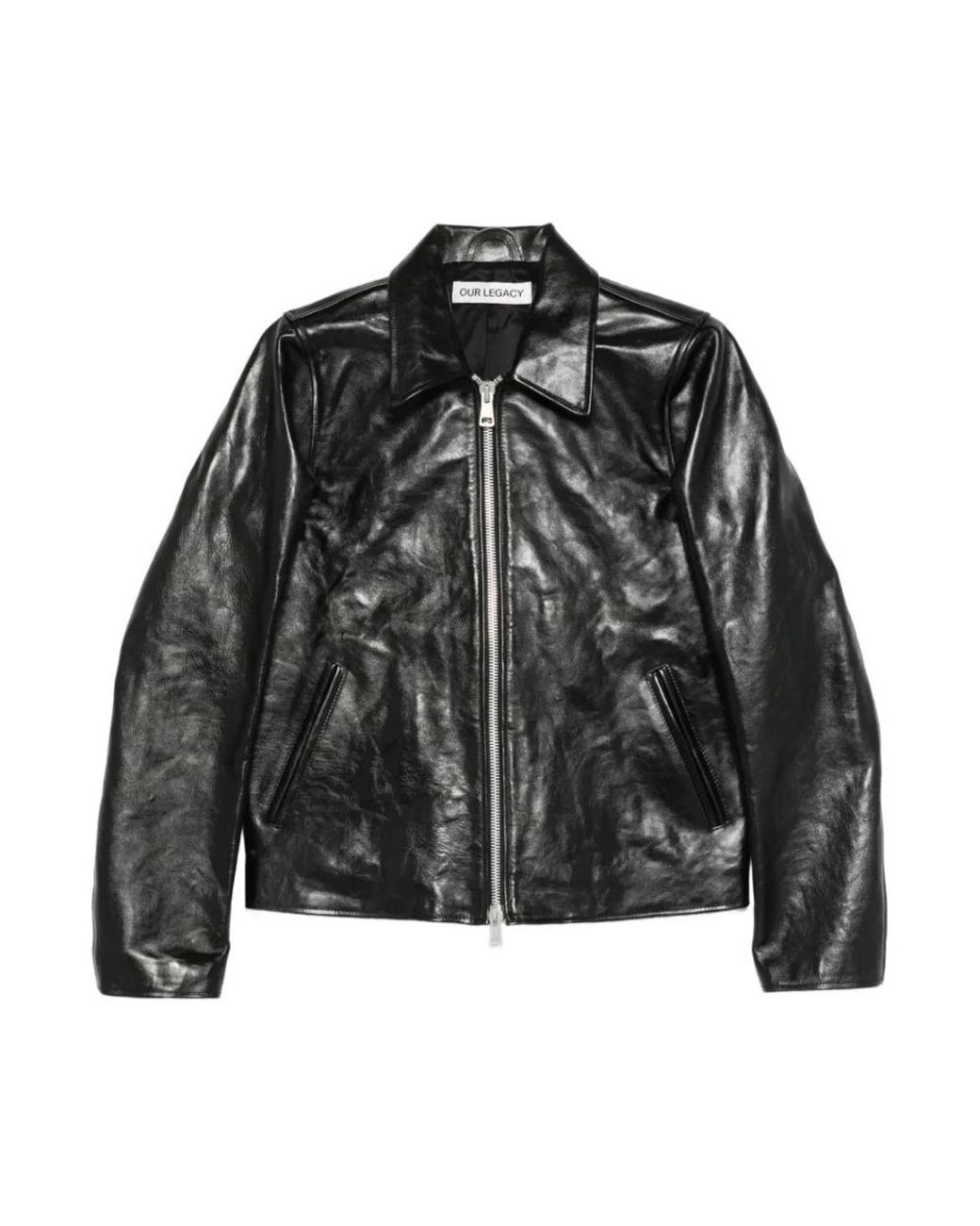 Leather Jackets Our Legacy de color Black
