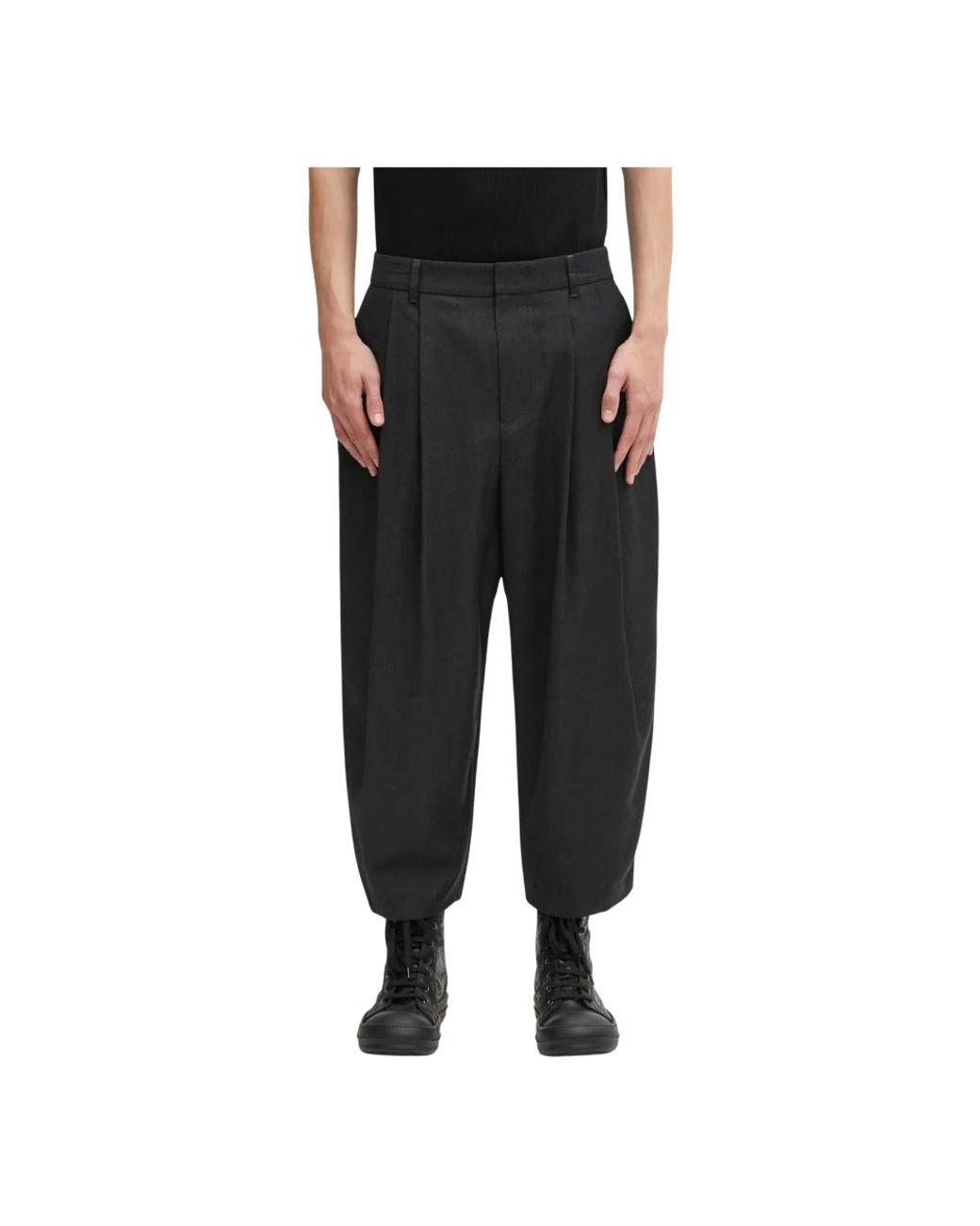 Adererror Gekreukte Broek in het Black voor heren