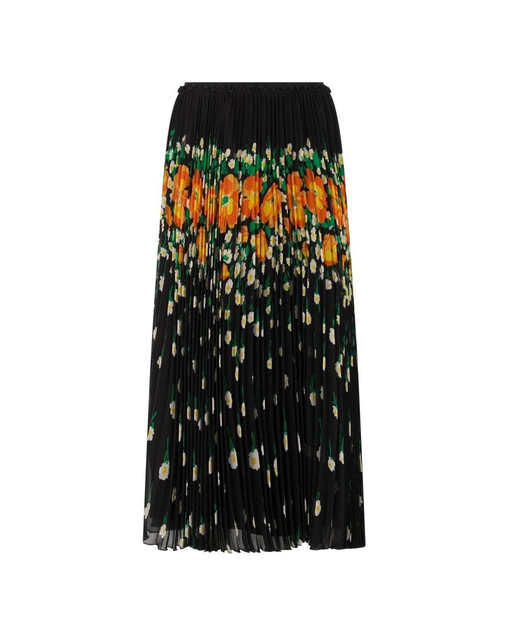 RED Valentino Black Midi Skirts