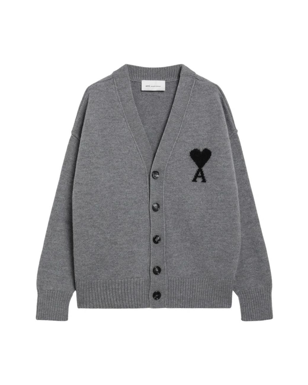 AMI Gray Cardigans for men