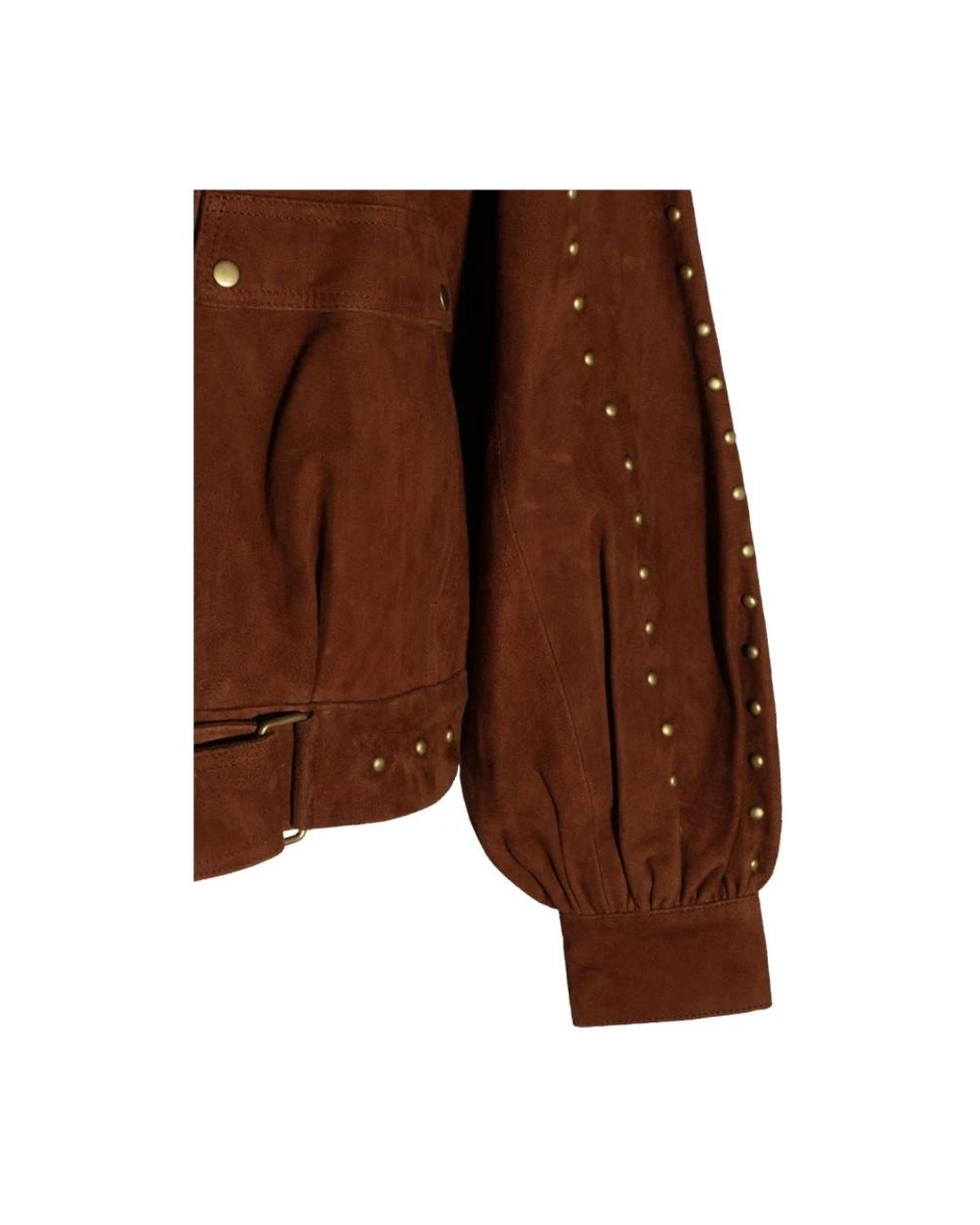 Farm Rio Brown Leather Jackets