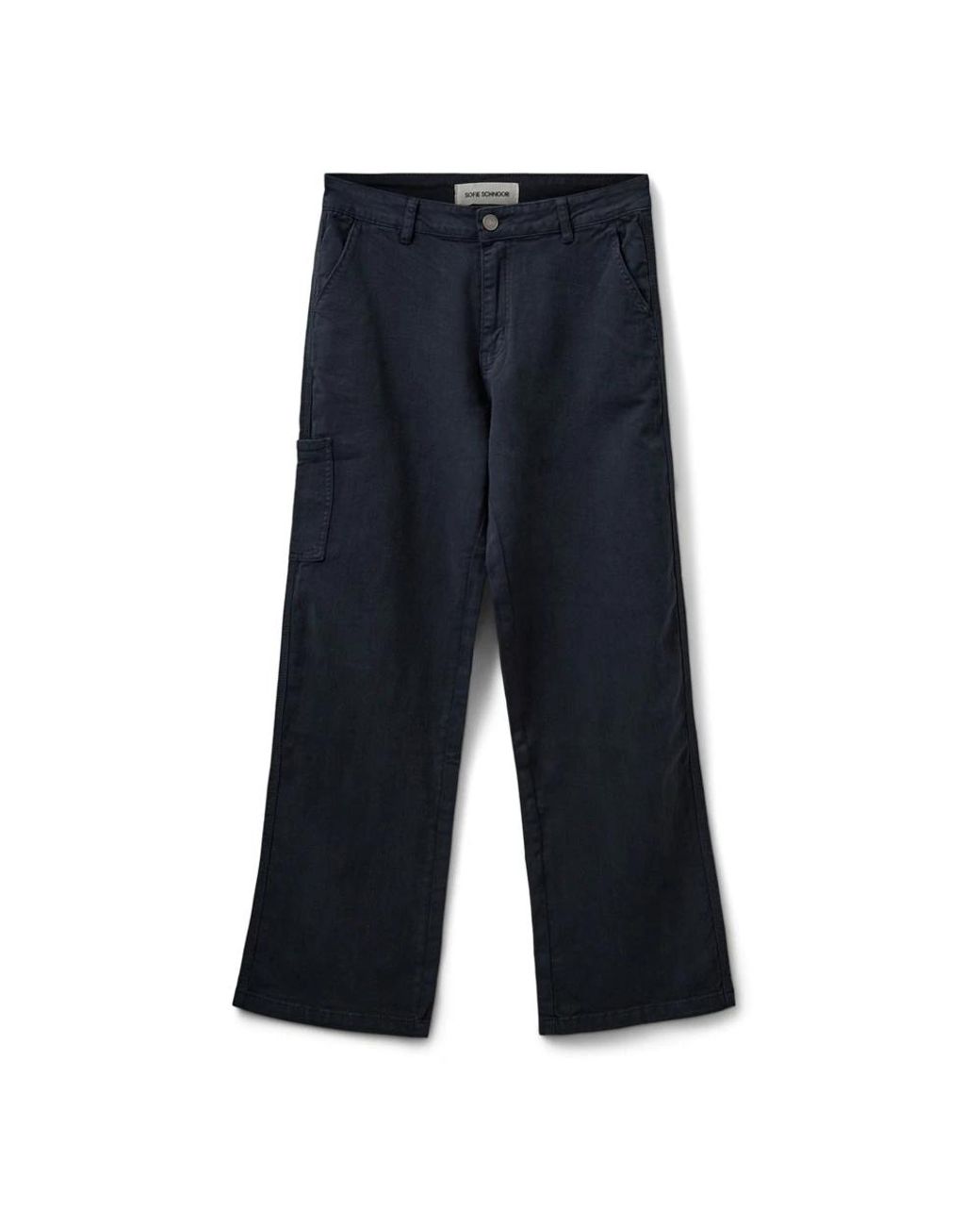 Straight Trousers Sofie Schnoor de color Blue