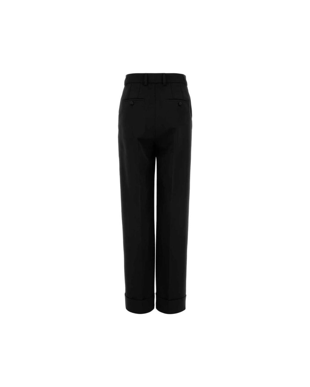 Dolce & Gabbana Black Straight Trousers