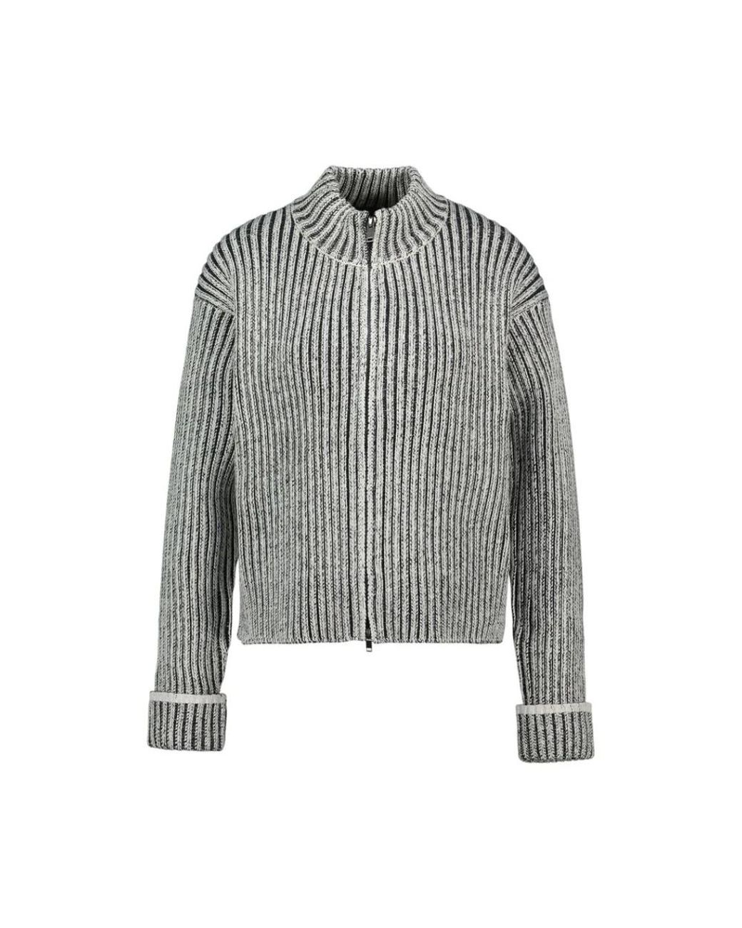 Rains Sapa Knit Zip Cardigan in het Gray voor heren