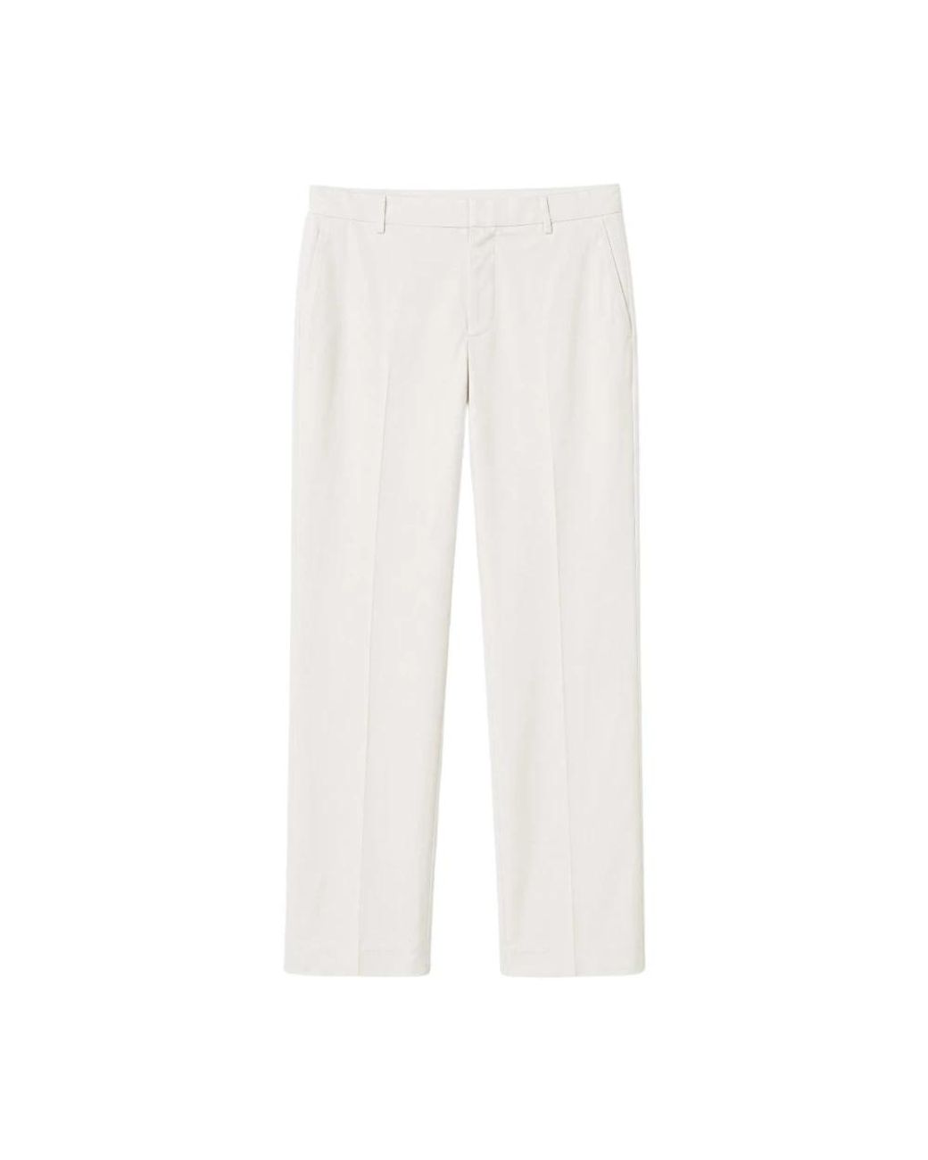 PT Torino White Wide Trousers for men