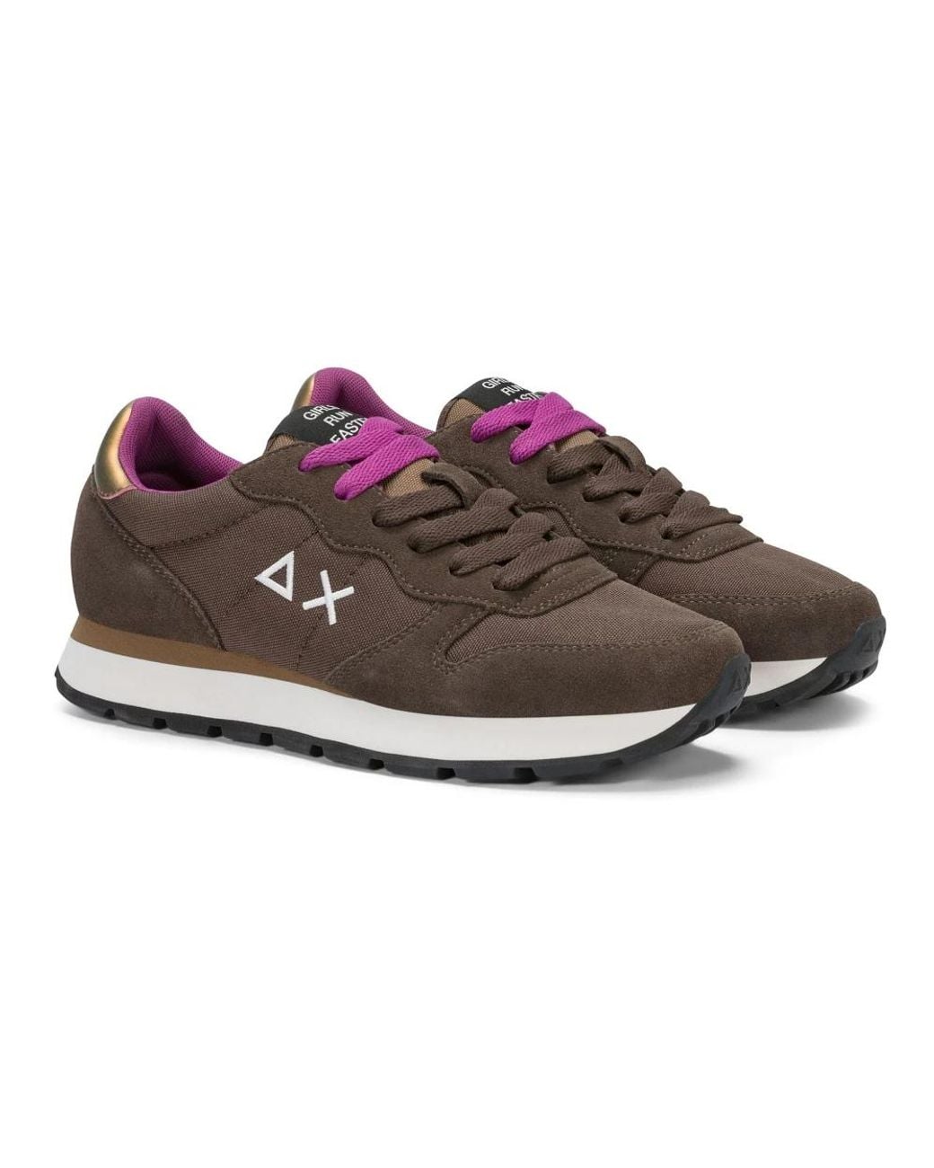 Sun 68 Brown Sneakers