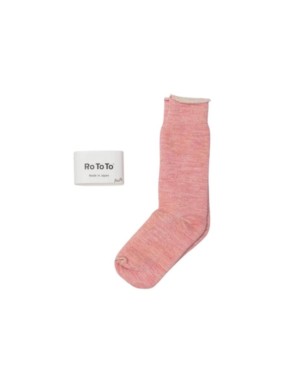RoToTo Ondergoed ,Roze ,Katoen Double Face Sokken in het Pink