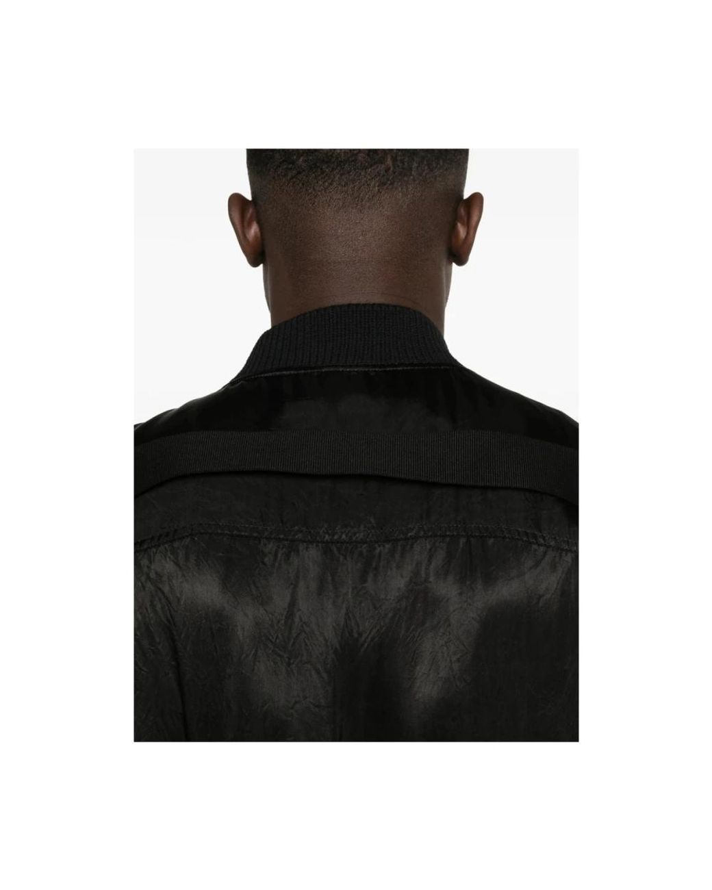 Rick Owens Black Bomber Jackets for men