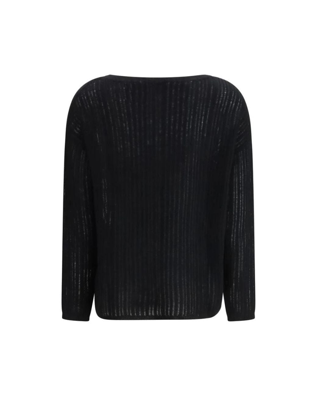 Allude Black Cashmere Knitwear