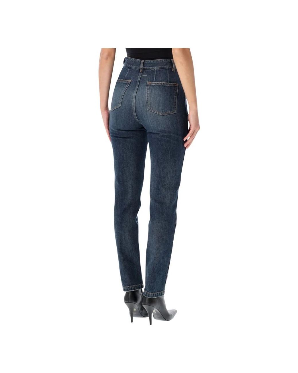 MM6 by Maison Margiela Blue Slim Fit Jeans