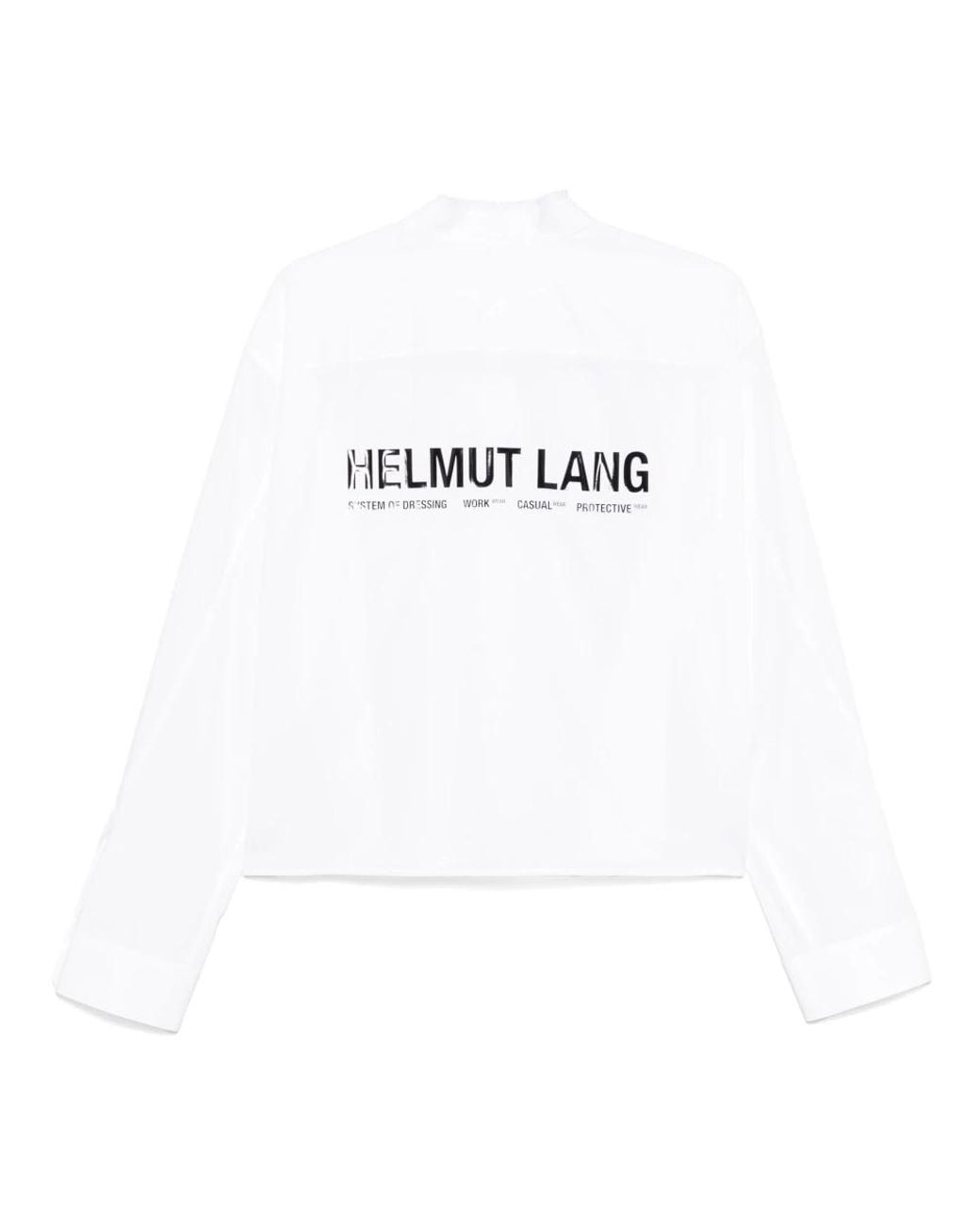 Helmut Lang White Casual Shirts for men