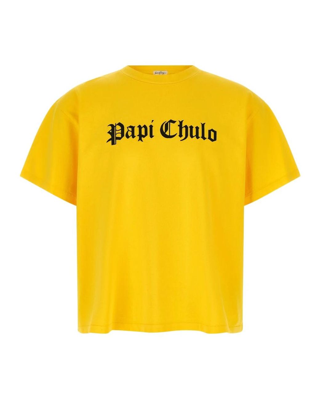 Second/Layer Tops ,Geel ,Katoen Papi Chulo Tee in het Yellow voor heren